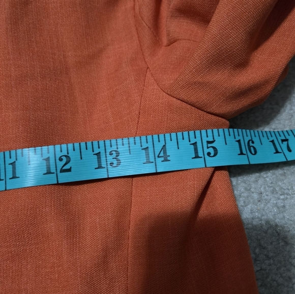 W118 BY WALTER BAKER Orange Midzipped Blazer. Size XS - Picture 14 of 15